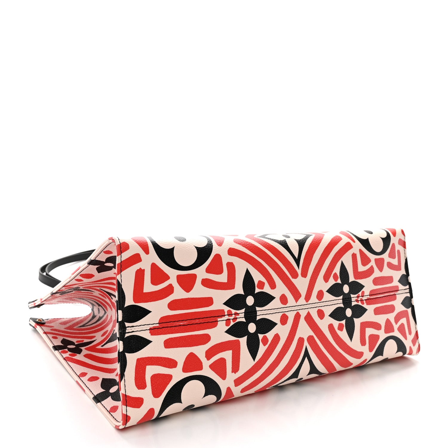 Louis Vuitton Monogram Giant Crafty Onthego GM Creme Rouge Black 4 of 11