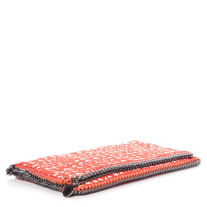 Stella McCartney Canvas Falabella Hearts Clutch Flame 4 of 8