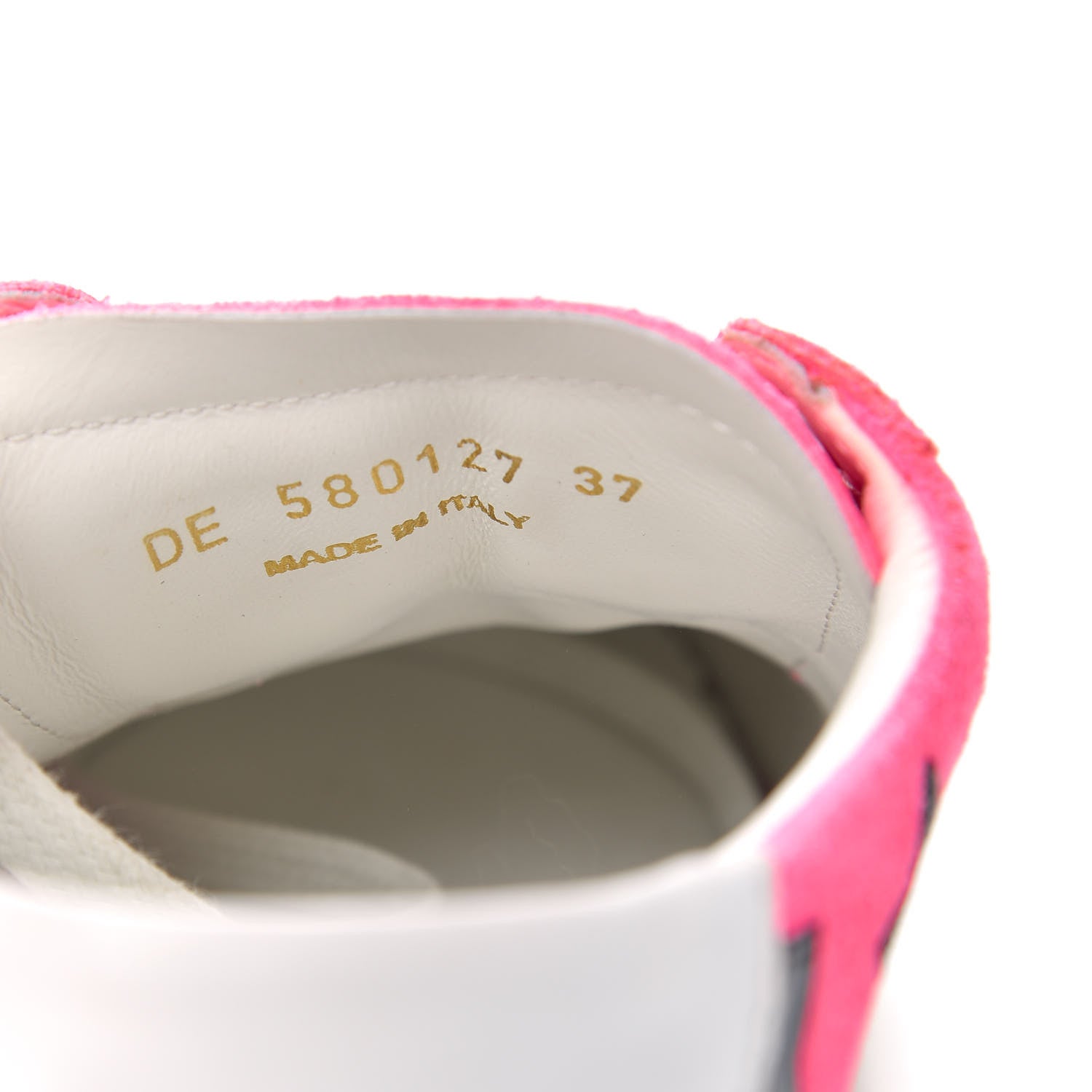 Saint Laurent Suede Star Court Sneakers 37 Pink Black 7 of 9