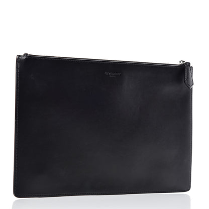 Givenchy Calfskin Bambi Print Medium Cosmetic Pouch Black 3 of 9