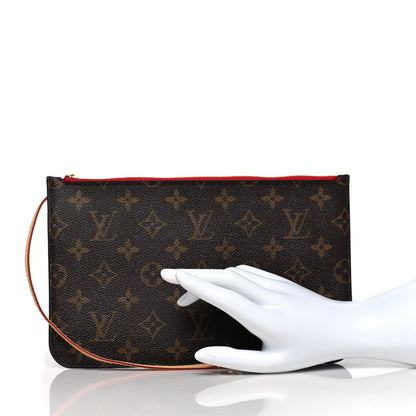Louis Vuitton Monogram Neverfull MM GM Pochette Cherry 2 of 7