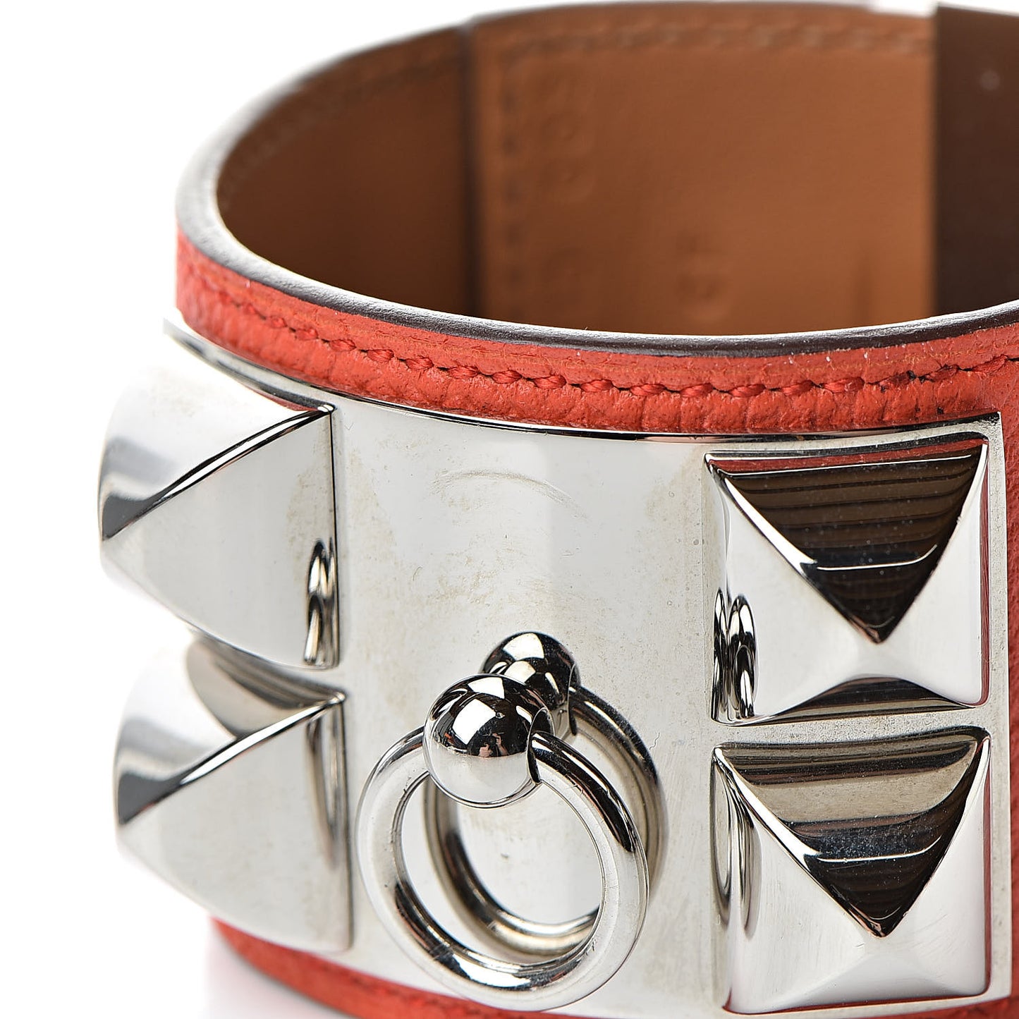 Epsom Collier de Chien CDC Bracelet S Orange Poppy
