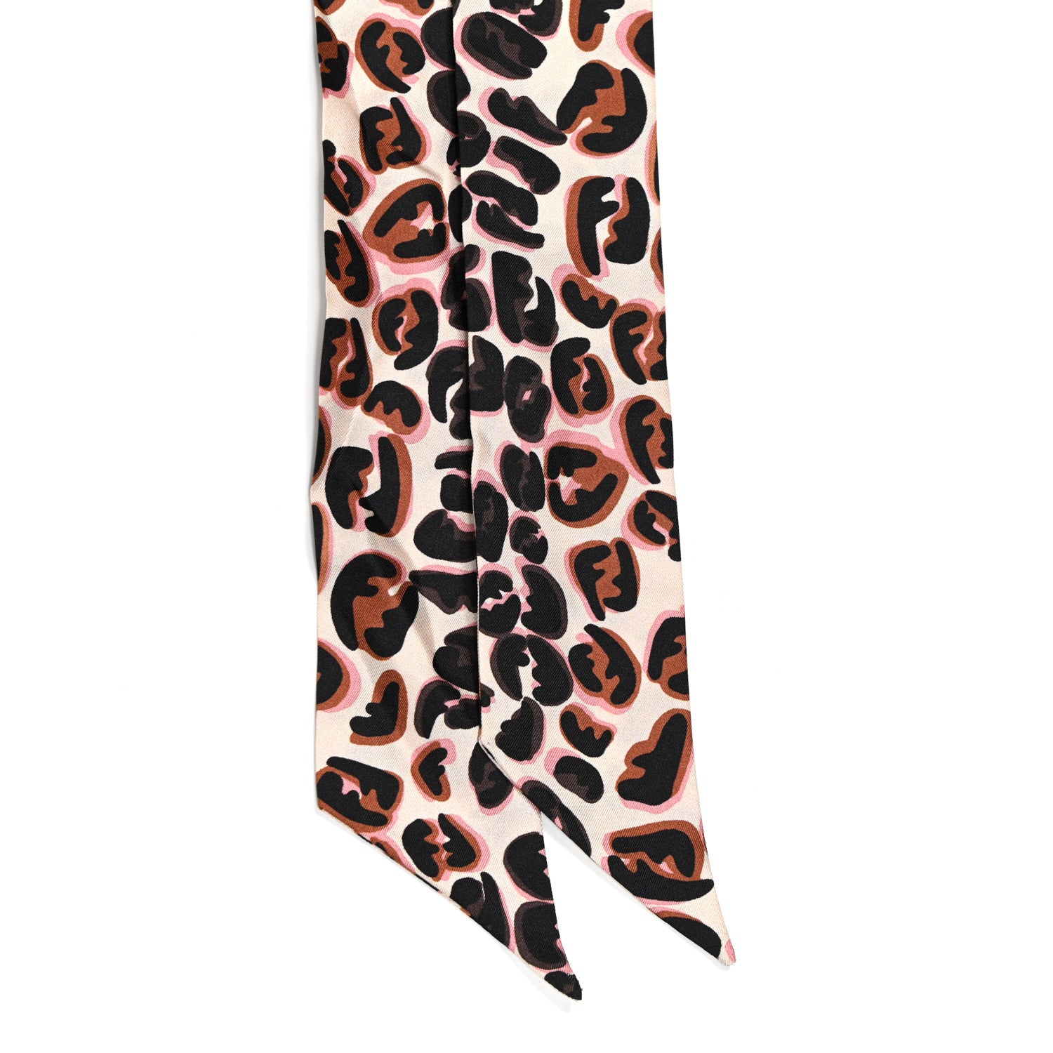 Fendi Silk Logo Print Splash Wrappy Bandeau Multicolor 2 of 3