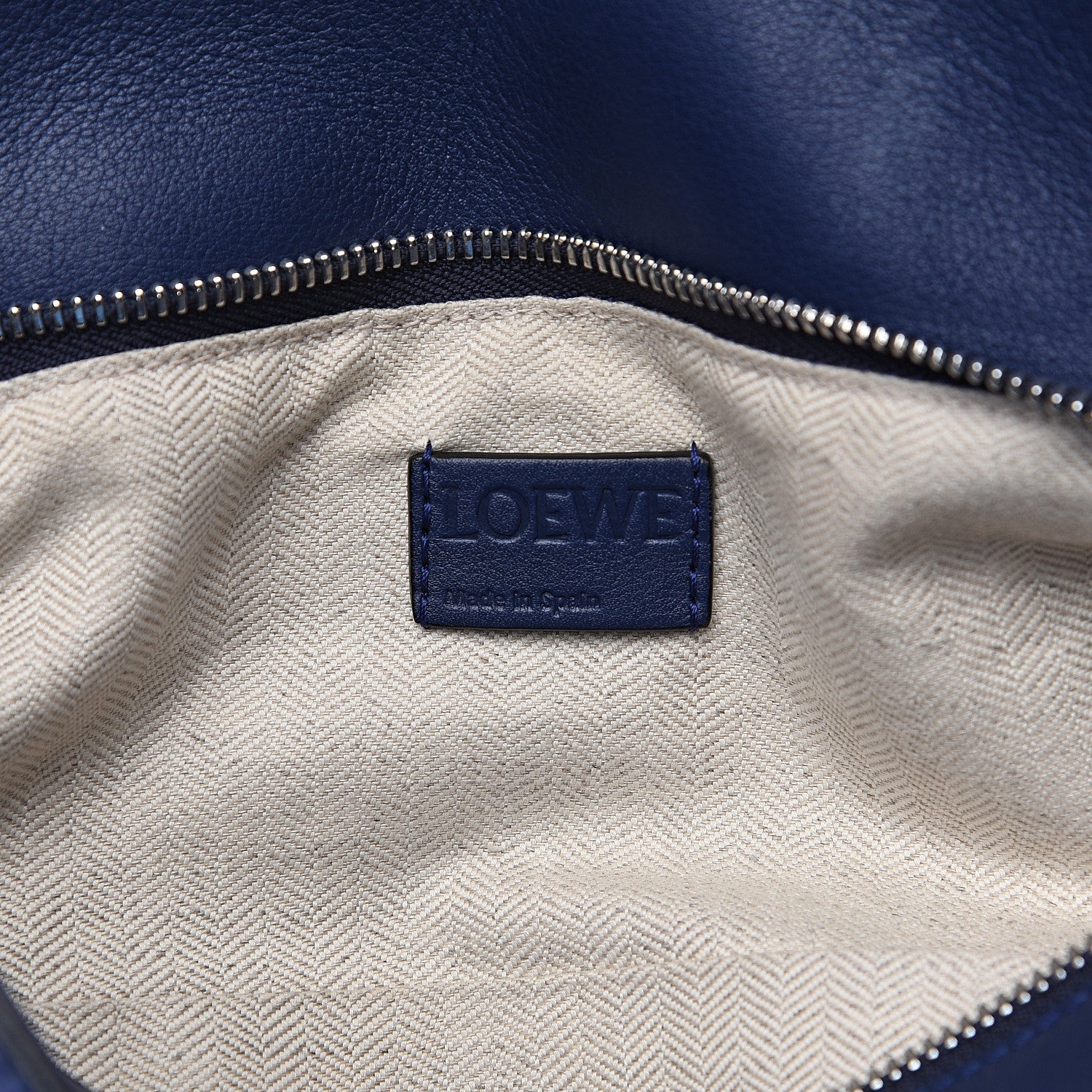 Loewe Calfskin Medium Puzzle Bag Marine 5 of 9