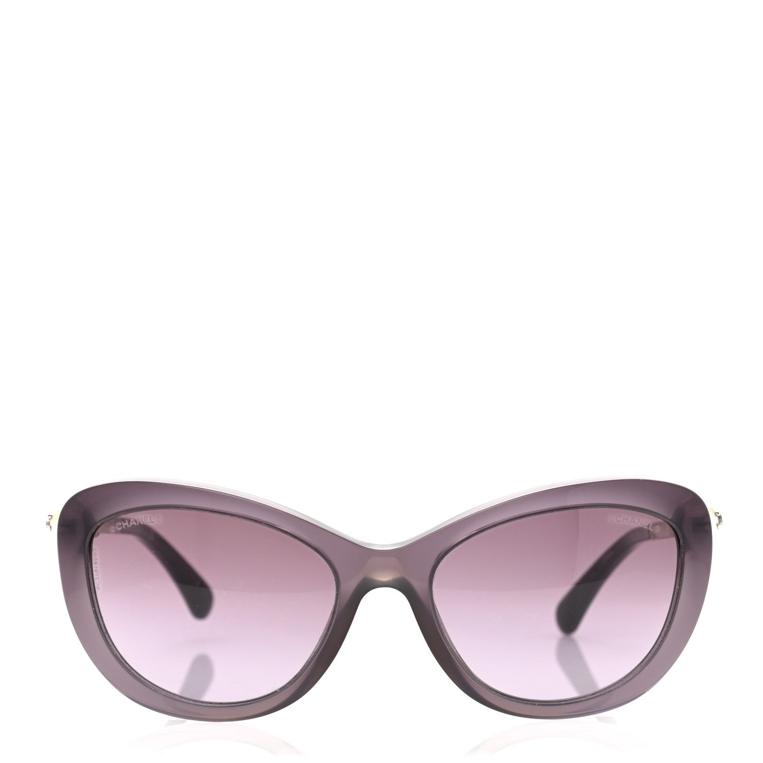 Chanel Polarized Cat Eye Pearl Sunglasses 5340-H Pink 2 of 8