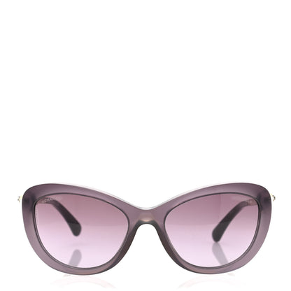 Chanel Polarized Cat Eye Pearl Sunglasses 5340-H Pink 2 of 8