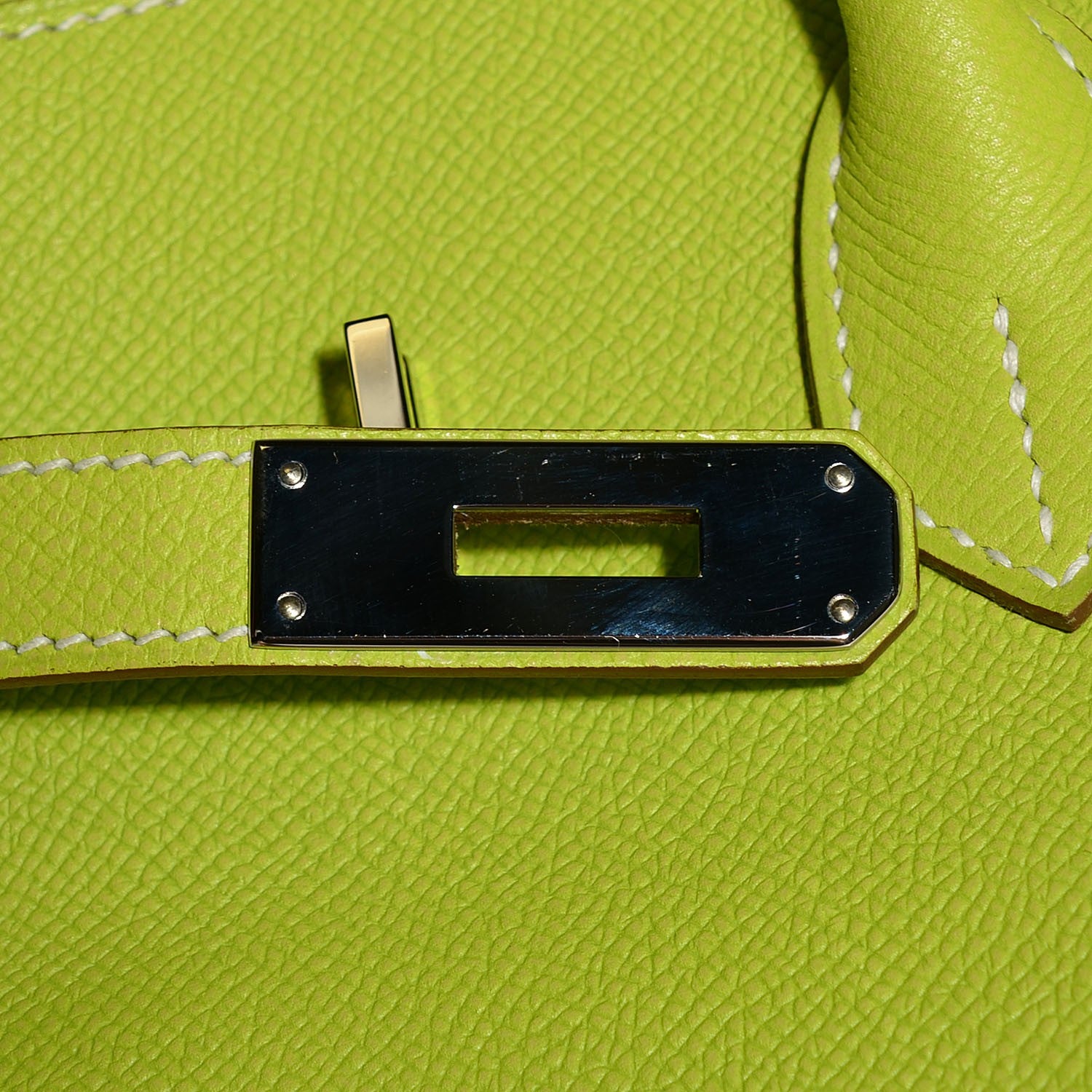Hermes Epsom Candy Birkin 35 Kiwi Lichen 14 of 27