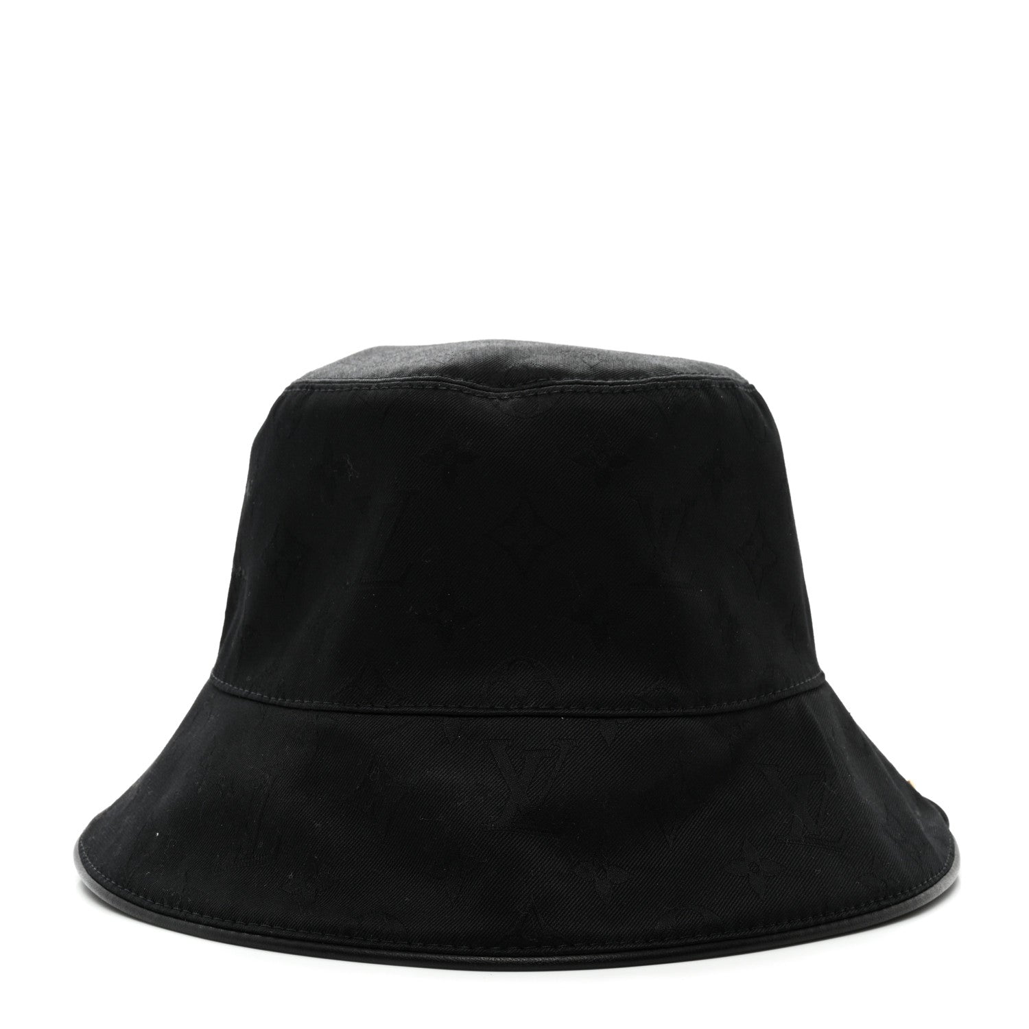 Louis Vuitton LV x YK Monogram Dots Reversible Bucket Hat S Black White 5 of 14