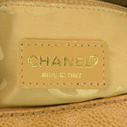 Chanel Caviar CC Wood Chain Hobo Maize 5 of 9