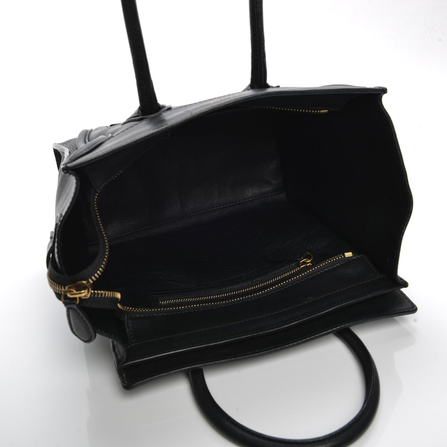 Smooth Calfskin Micro Luggage Black
