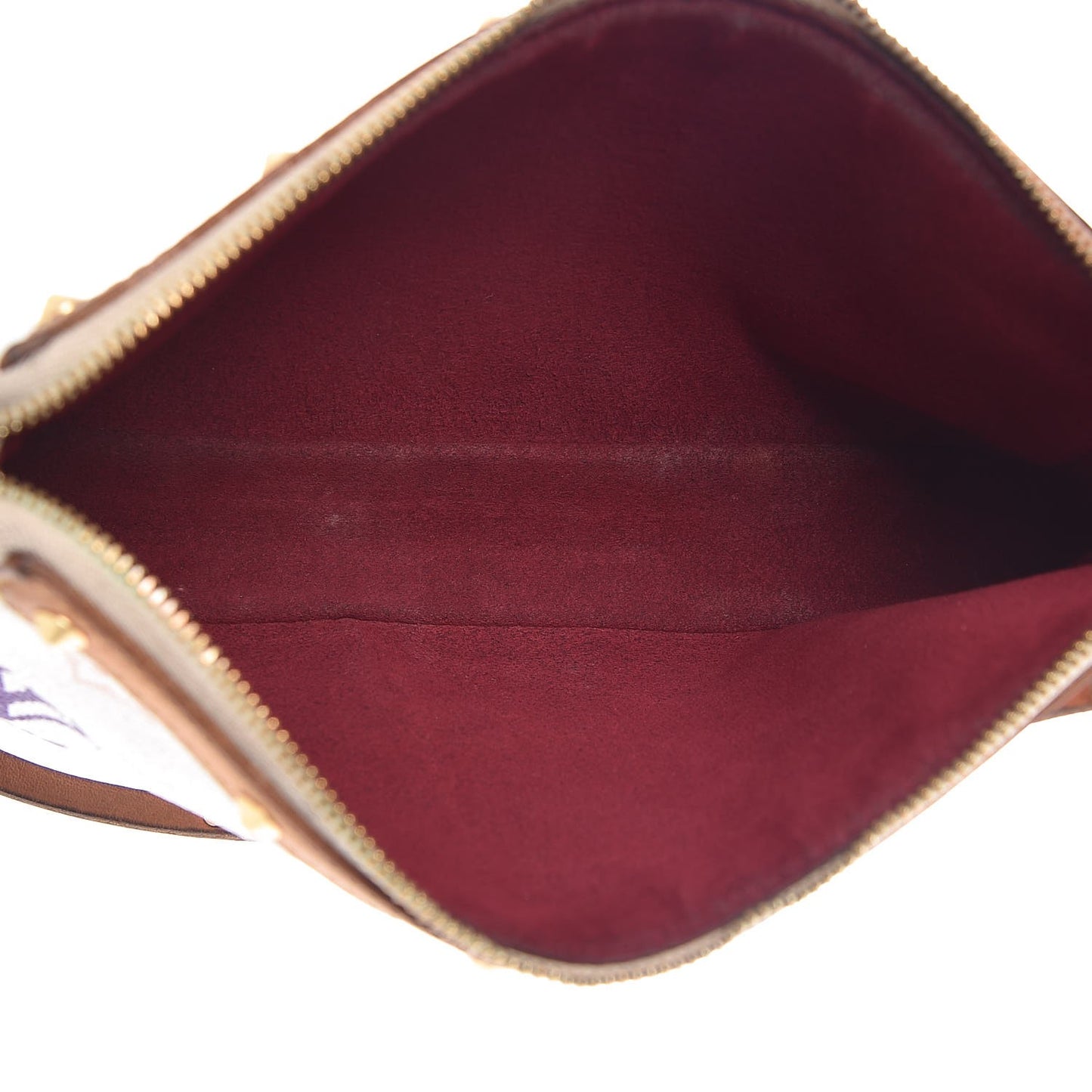 Monogram Multicolor Pochette Accessories White