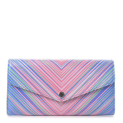 Louis Vuitton Epi Tropical Sarah Wallet Blue Rose 1 of 9