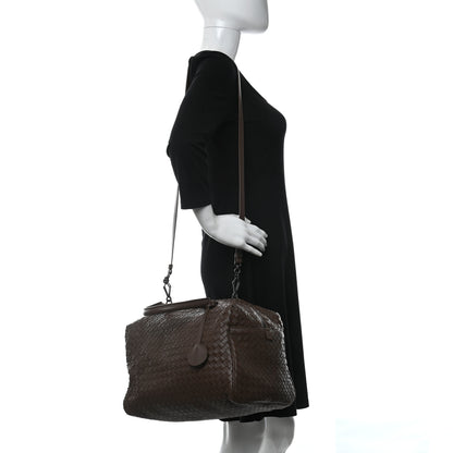 Bottega Veneta Nappa Intrecciato Boston Brown 2 of 10