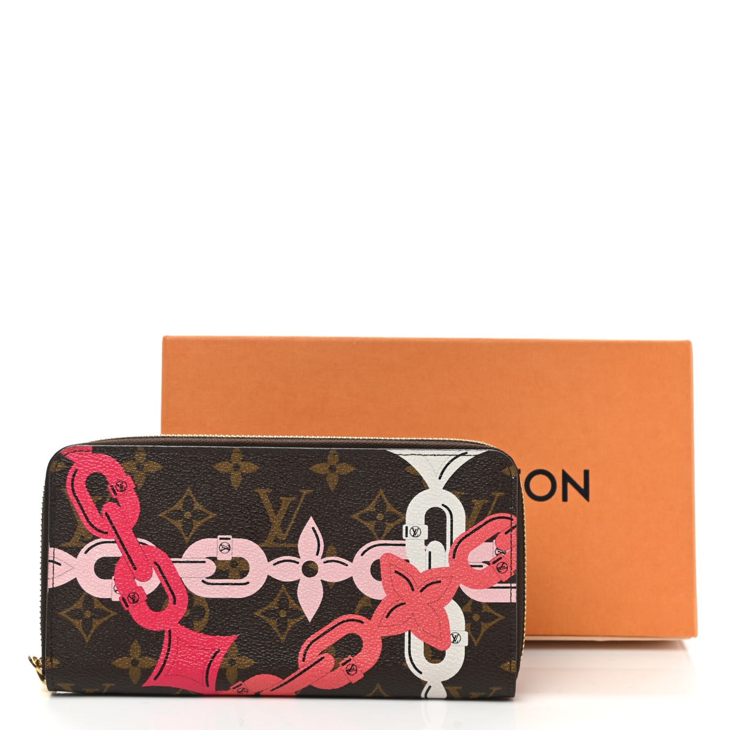 Monogram Bay Zippy Wallet Rose Ballerine Poppy