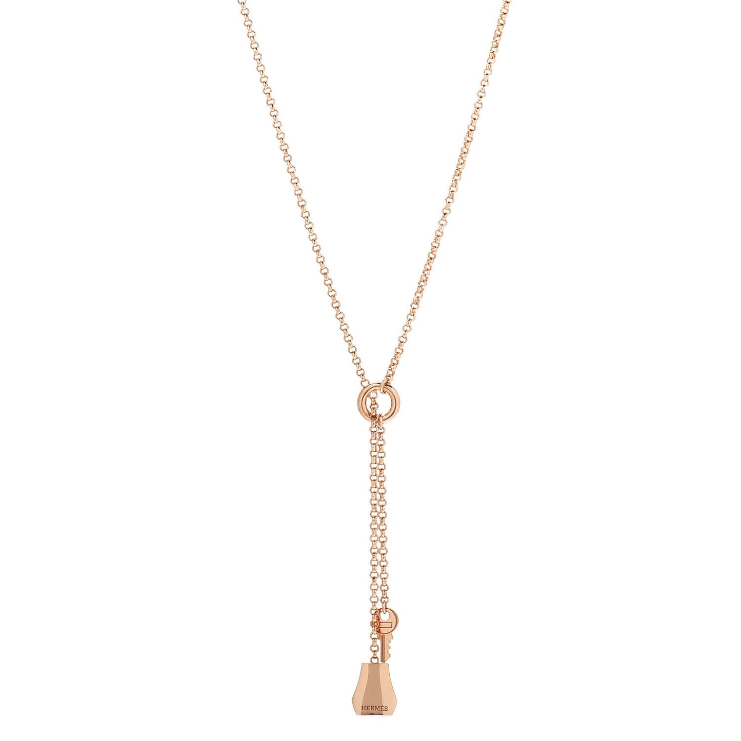 18K Rose Gold PM Kelly Clochette Necklace