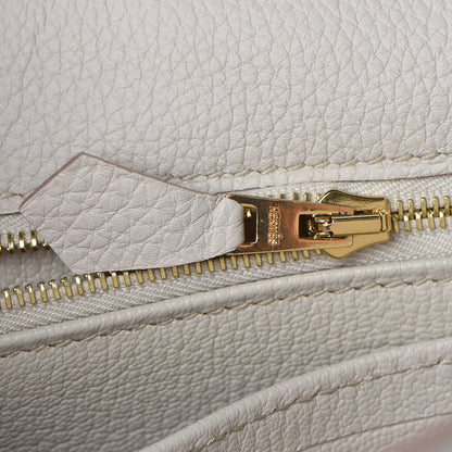 Hermes Togo Kelly Retourne 25 Craie 20 of 55