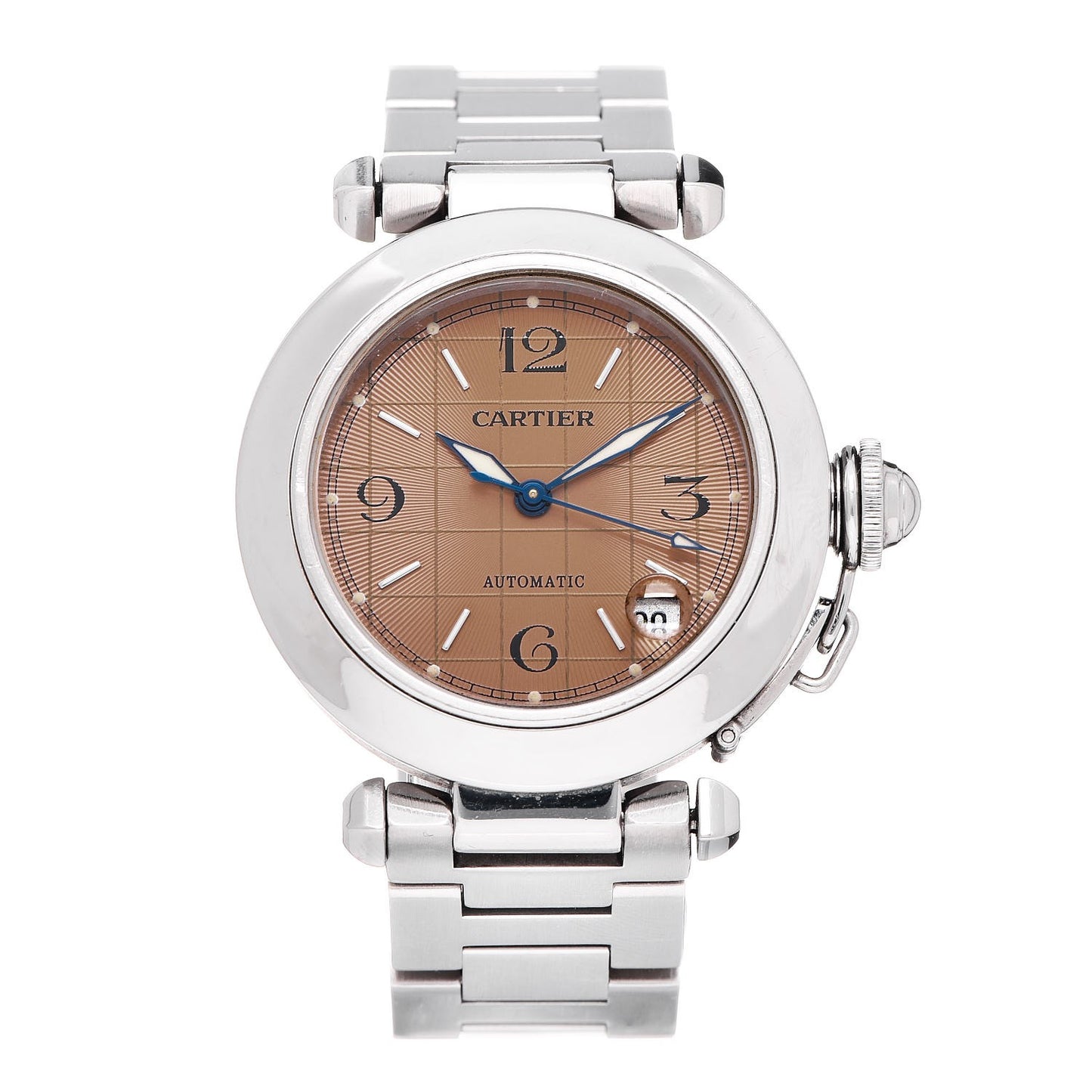 Stainless Steel 35mm Pasha C Automatic Watch Pink