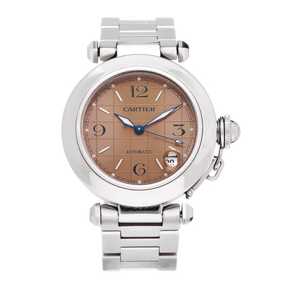 Cartier Stainless Steel 35mm Pasha C Automatic Watch Pink 1 of 8
