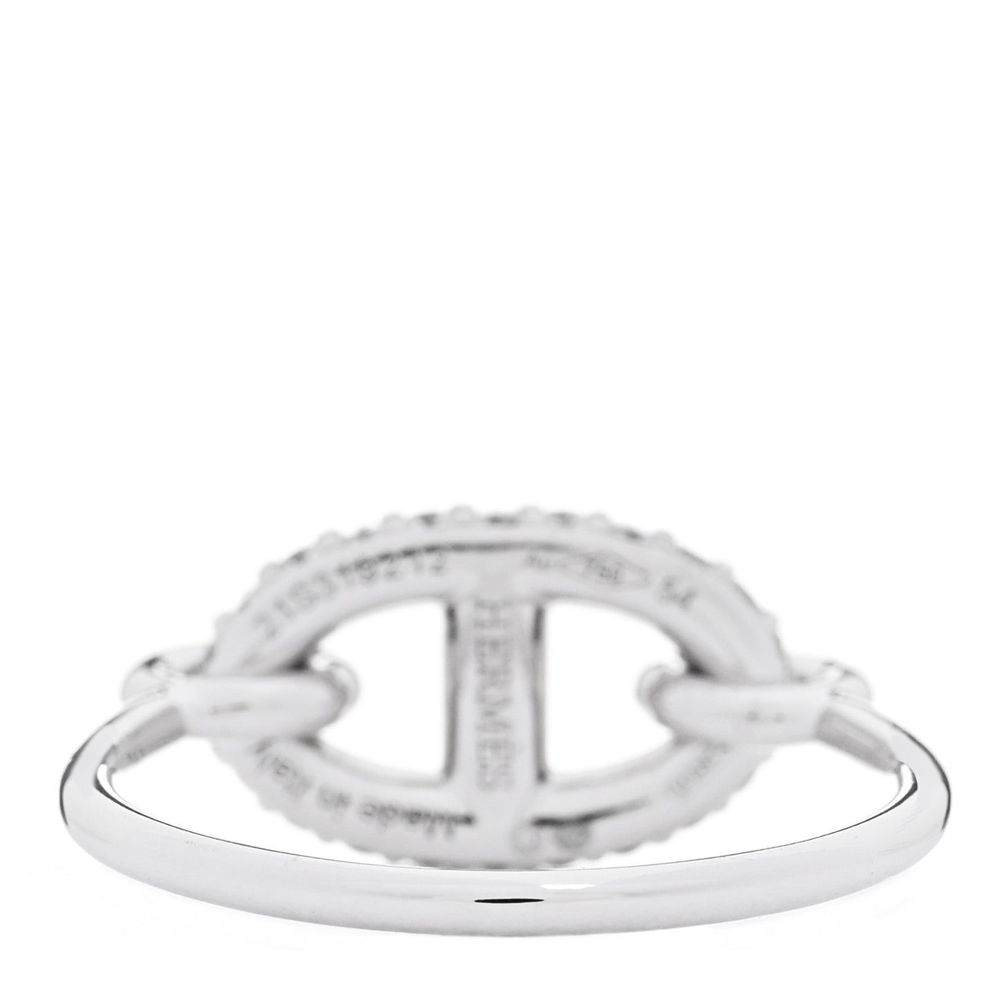 18K White Gold Diamond New Farandole Ring 54 6.75