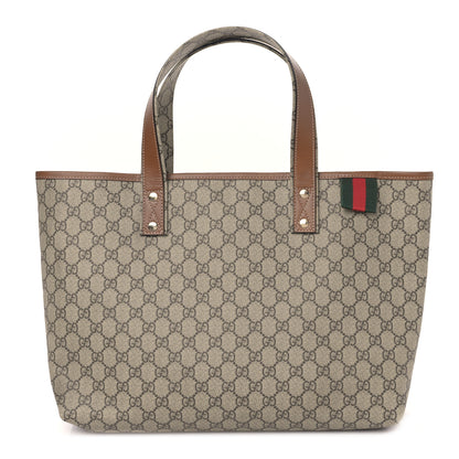Gucci GG Plus Monogram Medium Signature Web Loop Tote Light Brown 1 of 9