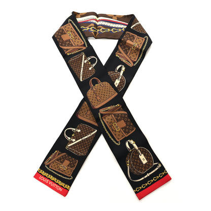 Louis Vuitton Silk Monogram Tribute To Bandeau Marron 1 of 3