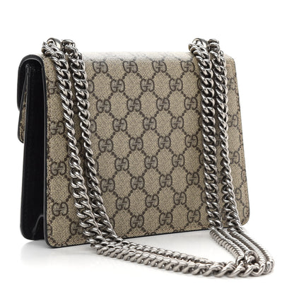Gucci GG Supreme Monogram Mini Dionysus Shoulder Bag Black 3 of 11