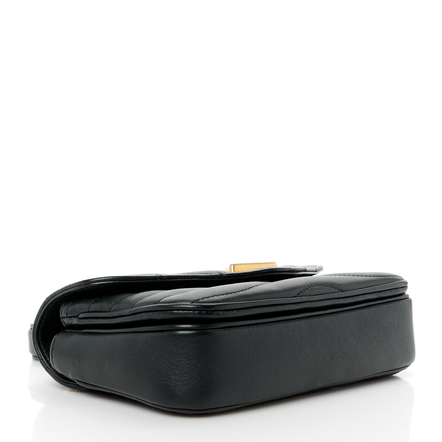 Calfskin LV New Wave Chain Bag Black