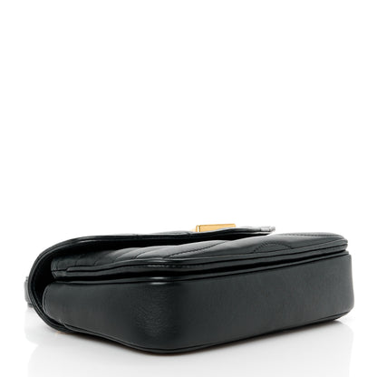 Louis Vuitton Calfskin LV New Wave Chain Bag Black 4 of 10