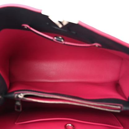 Louis Vuitton Taurillon Capucines MM Cobalt Fuchsia 5 of 10