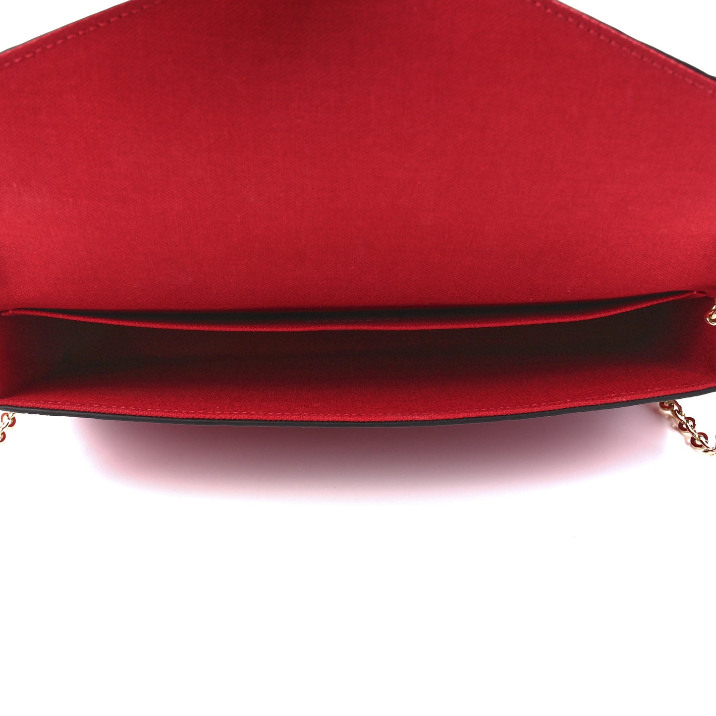 Empreinte Pochette Felicie Chain Wallet Scarlet
