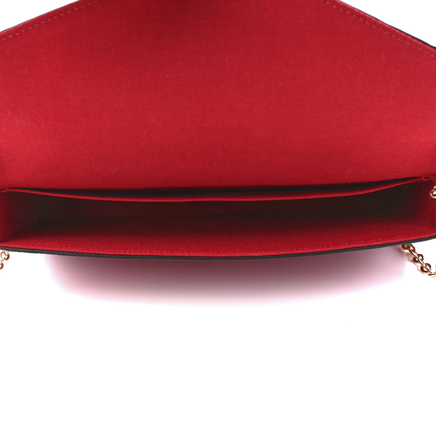 Louis Vuitton Empreinte Pochette Felicie Chain Wallet Scarlet 6 of 13