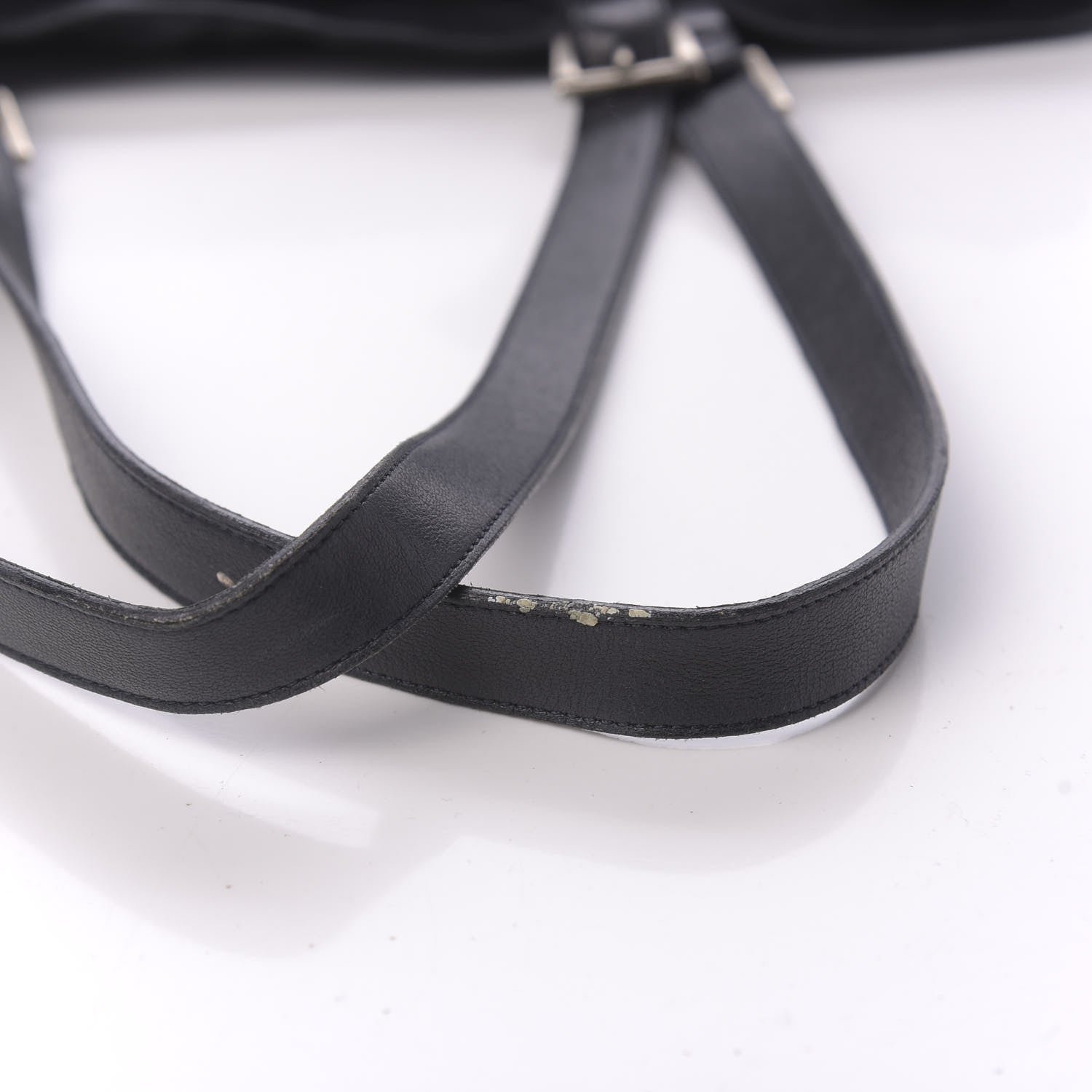 Prada Tessuto Nylon Soft Calfskin Tote Baltico 10 of 10