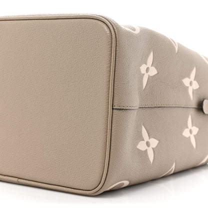 Louis Vuitton Empreinte Monogram Giant Neonoe MM Tourterelle Creme 9 of 10
