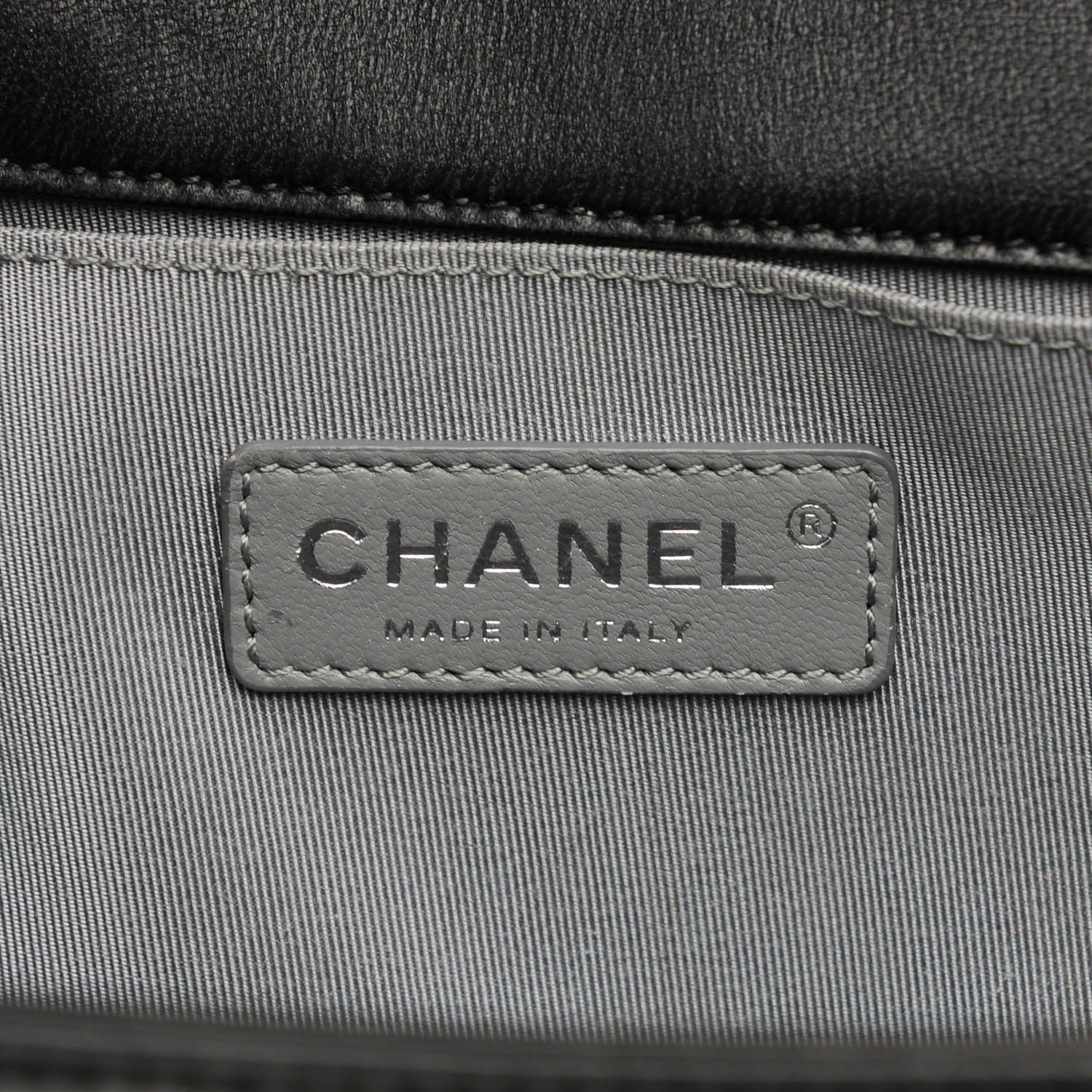Chanel Lambskin Quilted Medium Boy Flap Black 6 of 7
