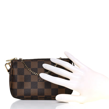 Louis Vuitton Damier Ebene Mini Pochette Accessories 3 of 10