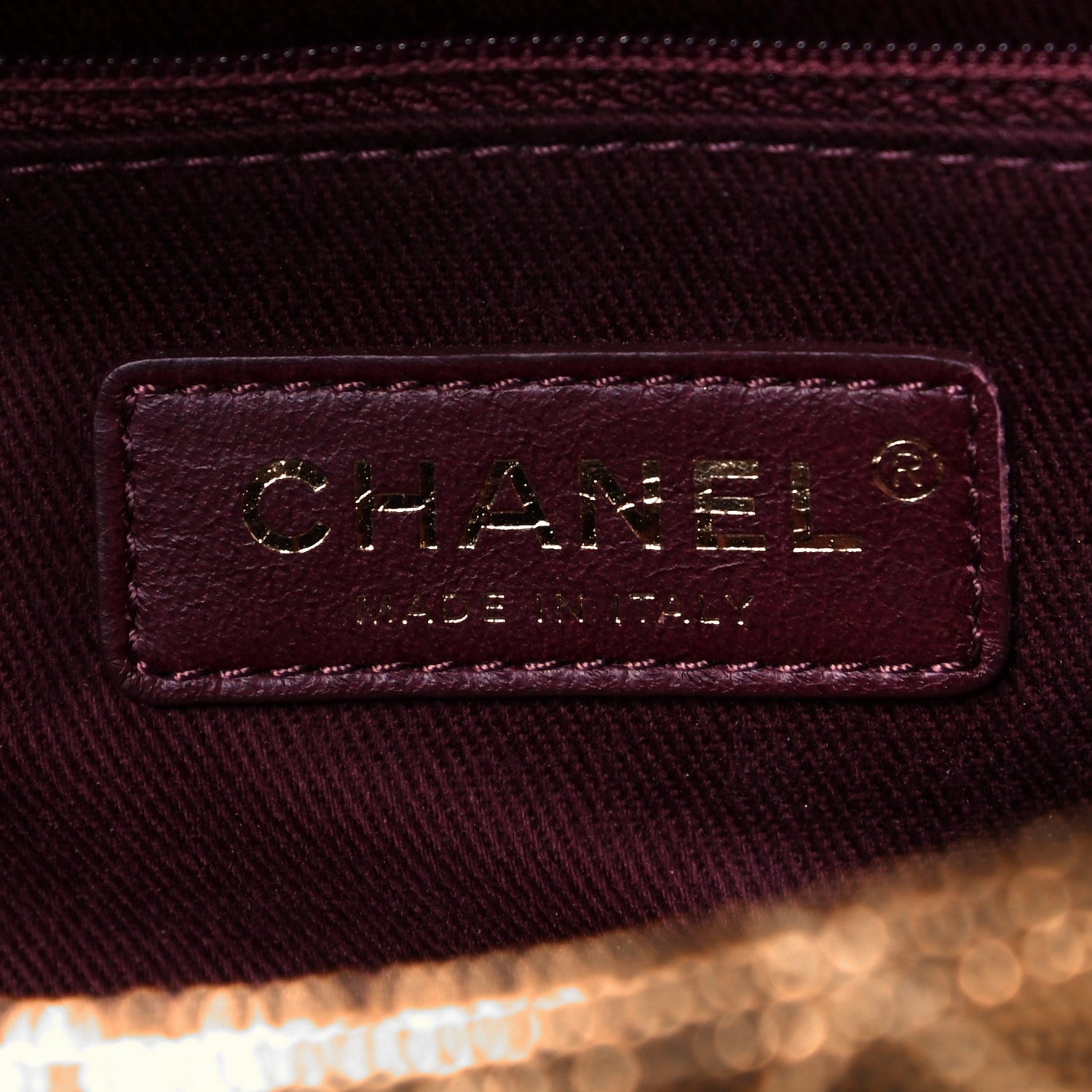 Chanel Metallic Caviar Quilted Mini Coco Handle Flap Gold 6 of 9