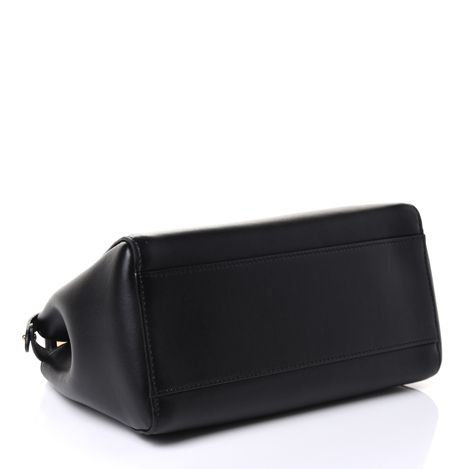 Fendi Nappa Mini Peekaboo Iconic Satchel Black 4 of 10
