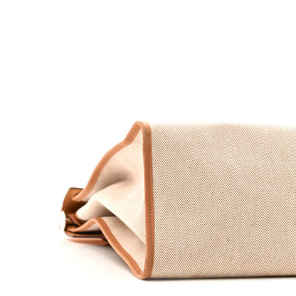 Hermes Toile Vache Hunter Herbag Zip 39 MM Beige Natural 10 of 11