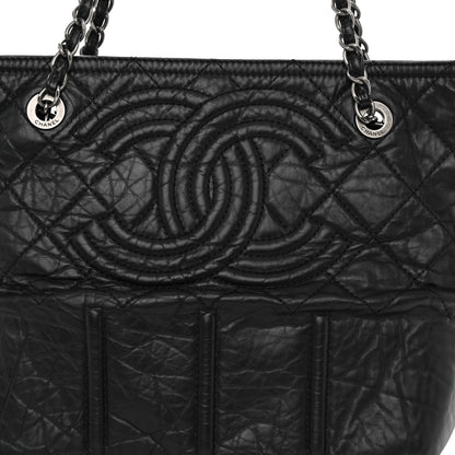 Chanel Calfskin Small Shopping in Moscow Tote Black 8 of 10