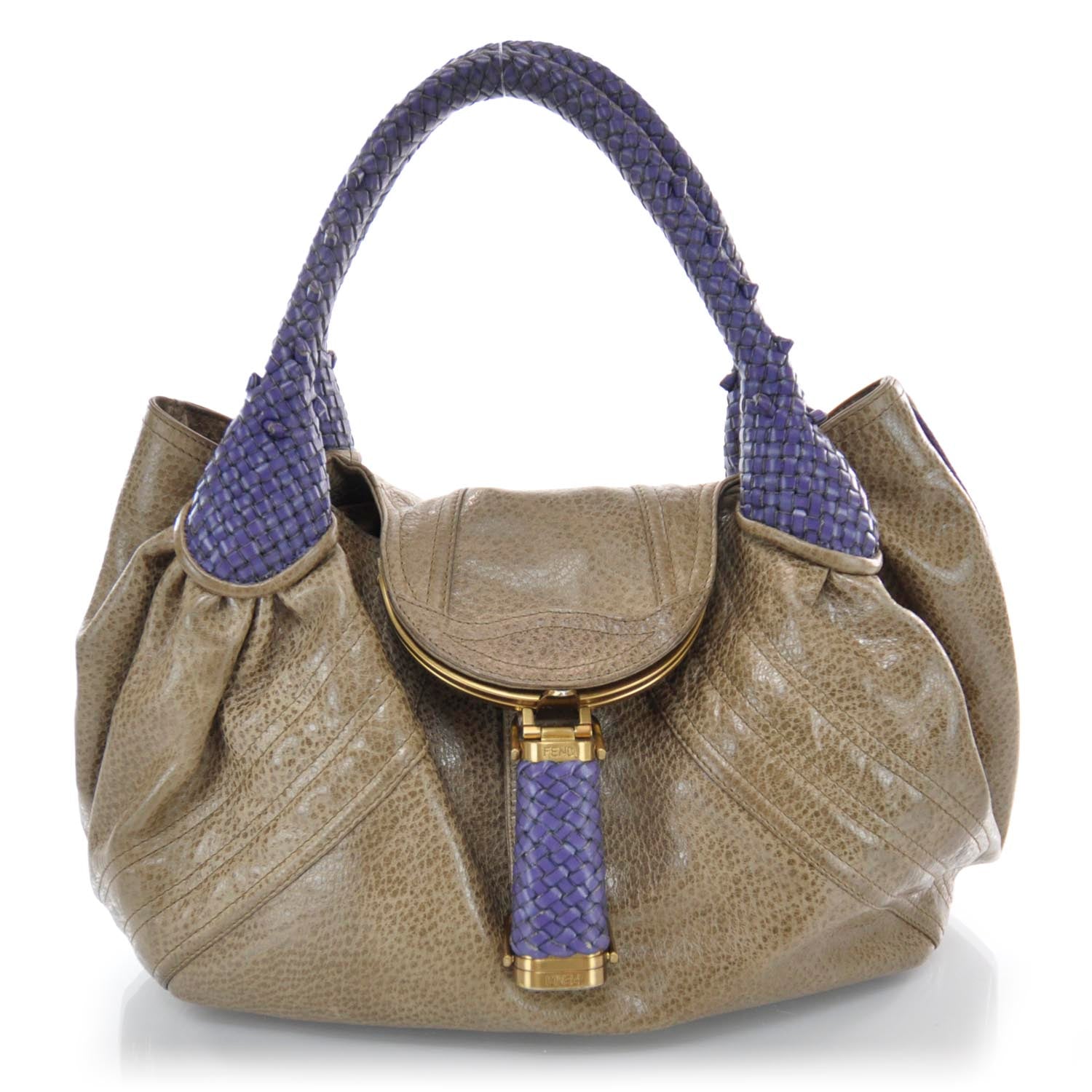 Fendi Vitello Bugatti Spy Acacia Blue 1 of 8