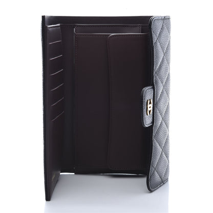 Chanel Caviar Quilted Large Flap Wallet Black 9 of 11