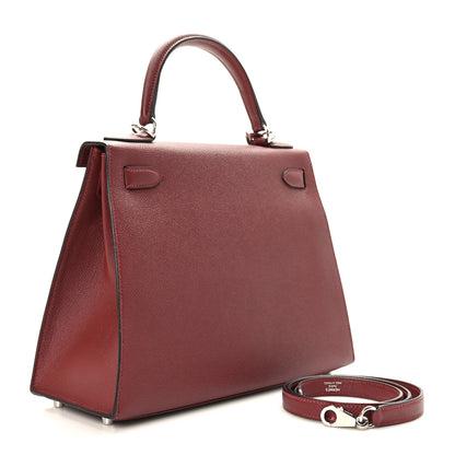 Hermes Epsom Kelly Sellier 28 Rouge H 4 of 10