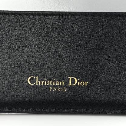 Christian Dior Oblique Calfskin Card Holder Blue 7 of 8