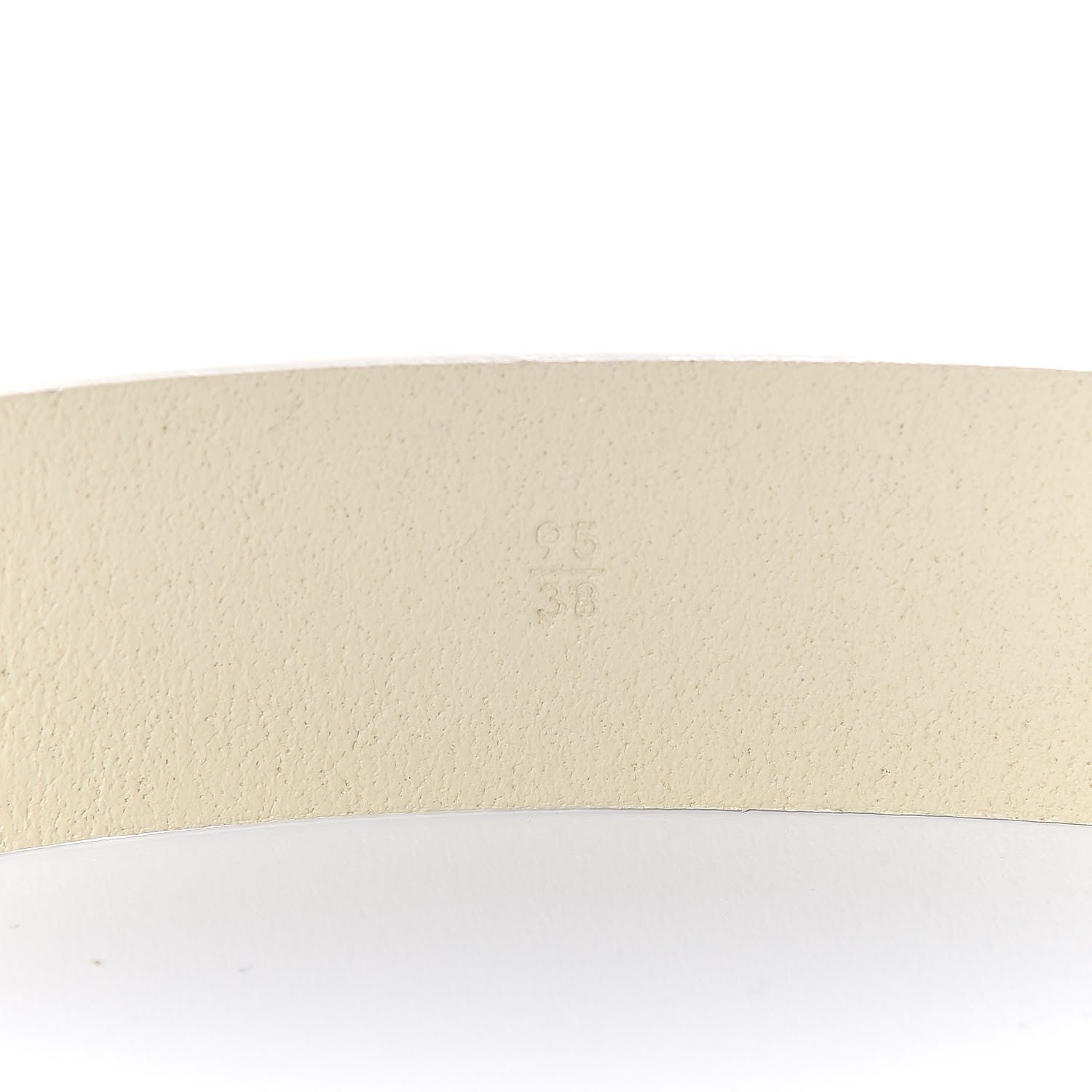 Chanel Calfskin Enamel CC Logo Belt 95 38 Light Beige 16 of 18