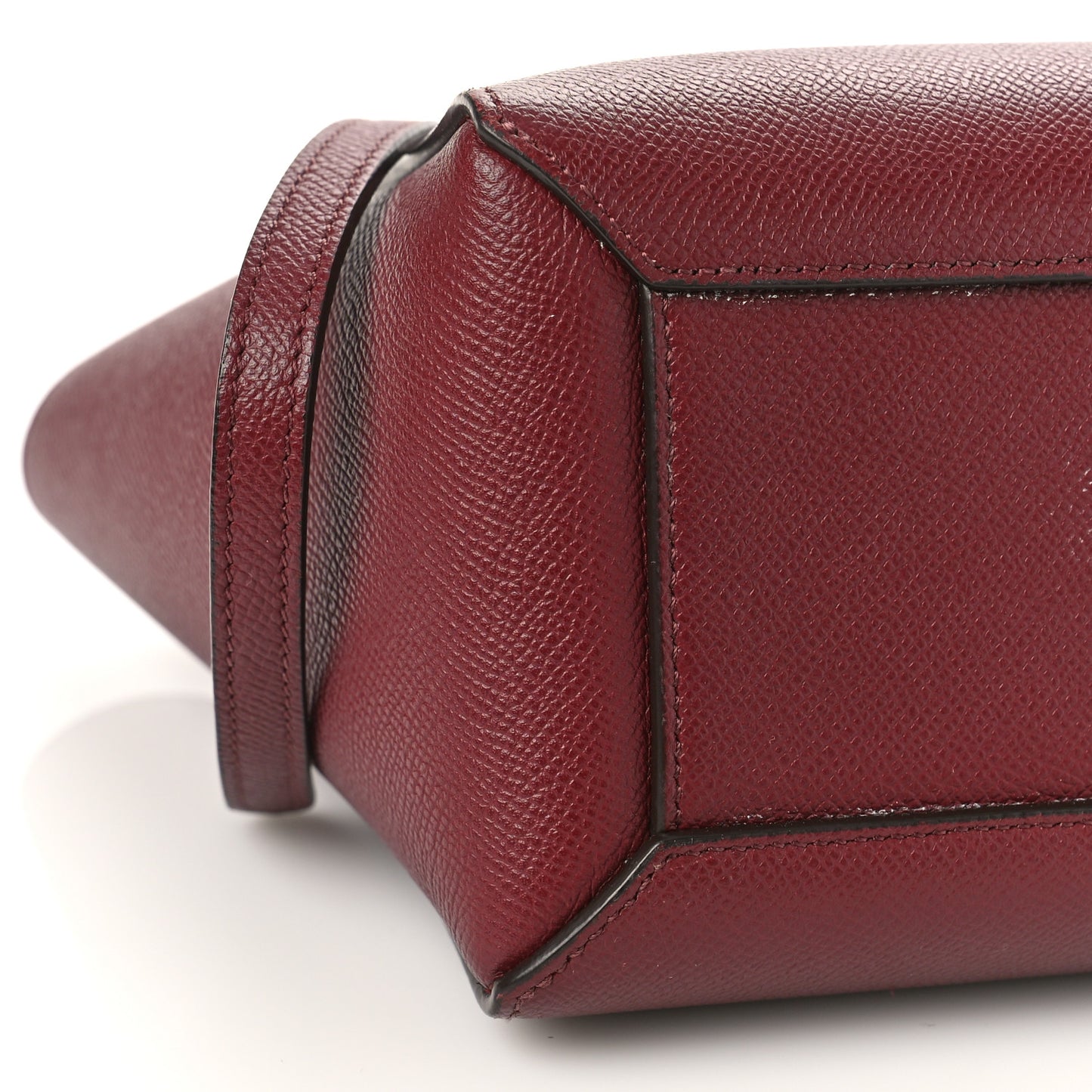 Grained Calfskin Nano Belt Bag Acai