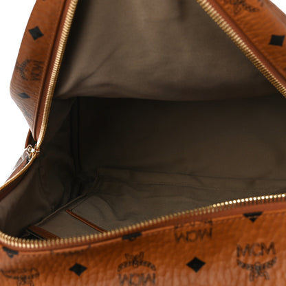 MCM Visetos Medium Side Studs Stark Backpack Cognac 8 of 10