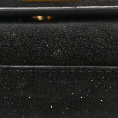 Saint Laurent Suede Embroidered Small Monogram Kate Satchel Black 11 of 13