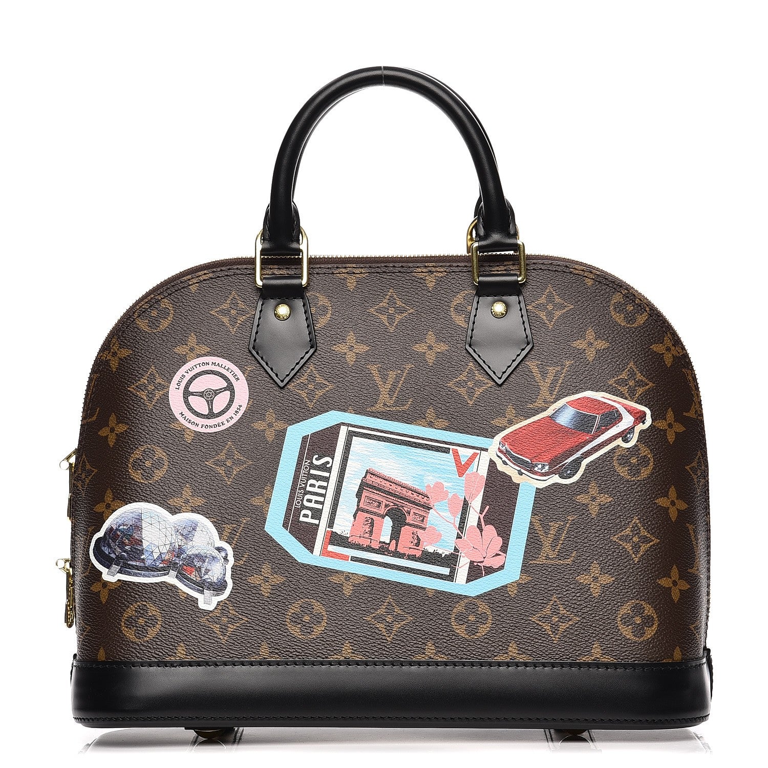 Louis Vuitton Monogram World Tour Alma PM 1 of 8