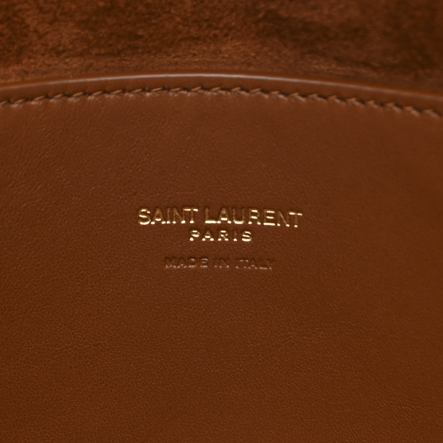 Saint Laurent Calfskin Crocodile Embossed Suede Medium Reversible Monogram Kate Satchel Military Taupe 9 of 19