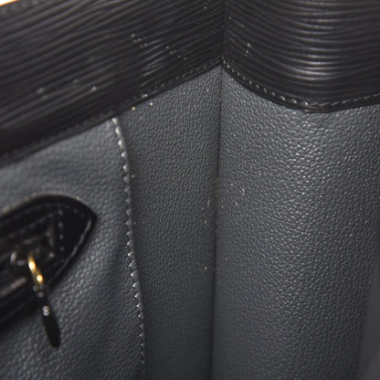 Louis Vuitton Epi Sac Plat GM Black 8 of 16